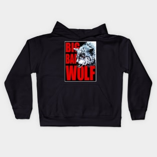 Big Bad Wolf (Red) Kids Hoodie